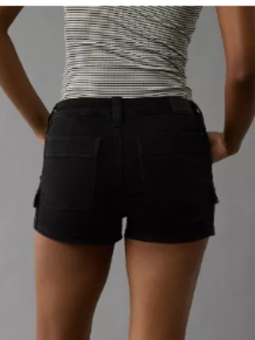 AE Next Level High-Waisted Denim Short - size 16 - Picture 3 of 12